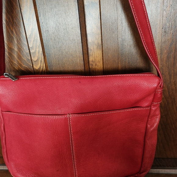 LeDonne Leather Collection cross body bag - Picture 3 of 5